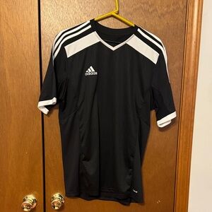 Adidas Men's Black and White Jersey